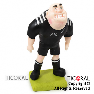 ADORNO JUGADOR DE RUGBY ESPECIAL PORCELANA FRIA x 1